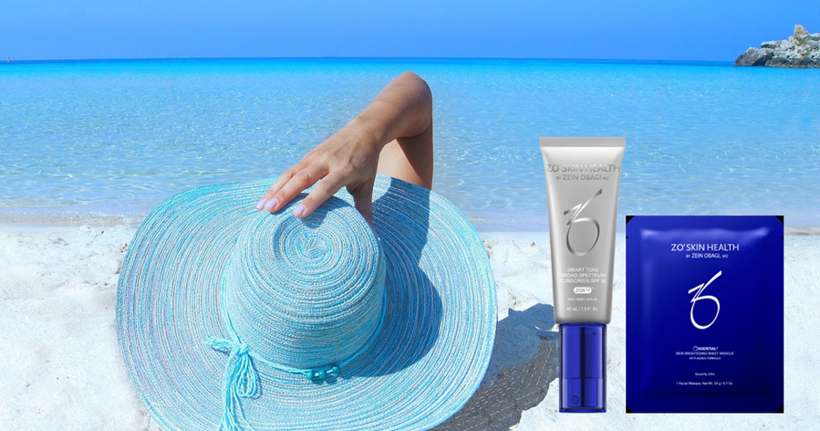 ZO solkrem med 10% rabatt og ZO Brightening Sheet Masque med på kjøpet