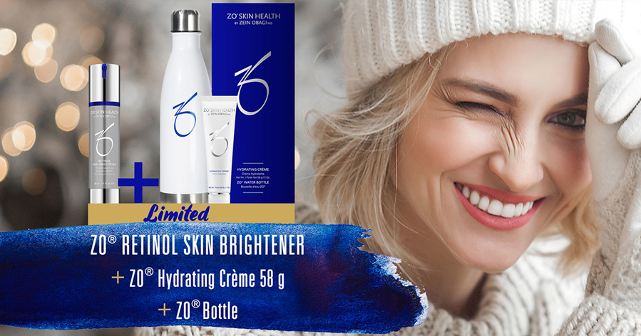 Kjøp ZO® Retinol Skin Brightener - Få lekker ZO vannflaske og Hydrating Crème! (LIMITED EDITION)