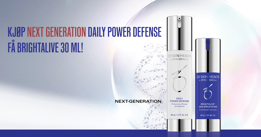 Kjøp "Next Generation" Daily Power Defense - Få Brightalive 30 ml gratis!