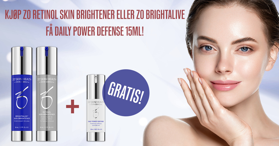 Kjøp Retinol Skin Brightener eller Brightalive Skin Brightener - Få Daily Power Defense 15 ml gratis!