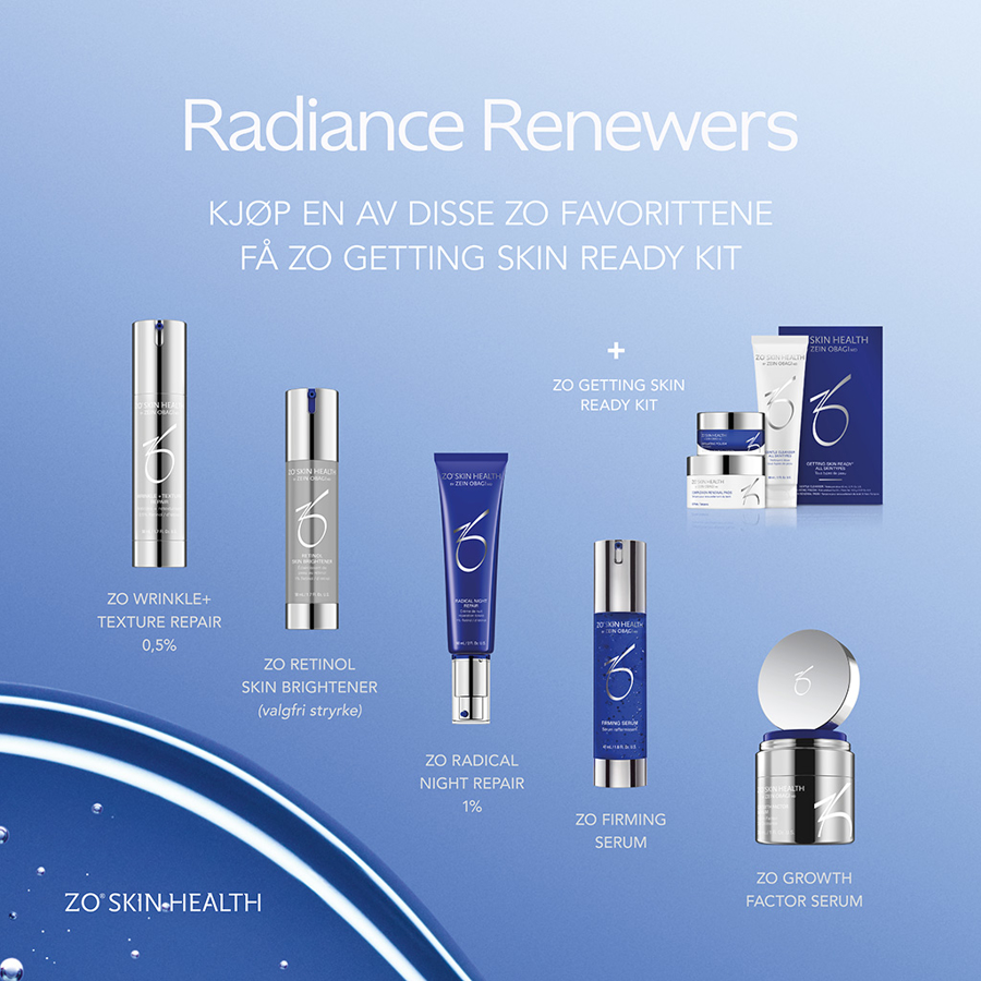 Kjøp en av disse ZO favorittene - få gratis ZO Getting Skin Ready KIT i gave!