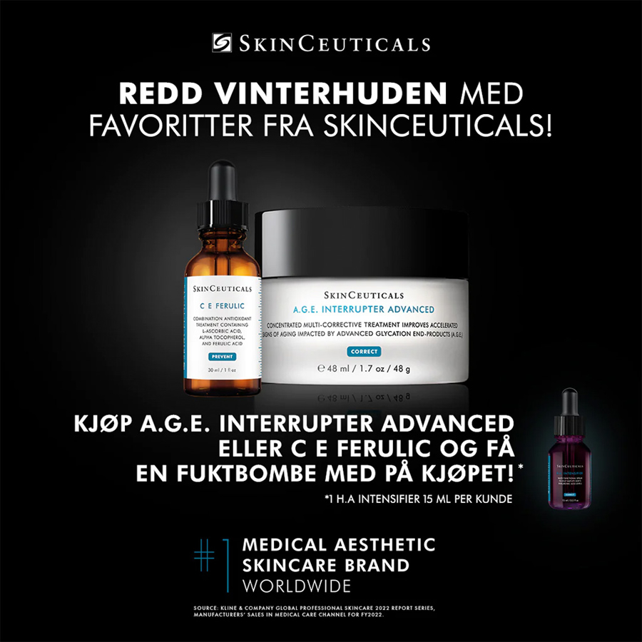 Kjøp C E Ferulic eller A.G.E. Interrupter - få med en H.A Intensifier 15 ml!